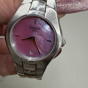 Tissot Women's T-Round Pink MOP Dial Watch